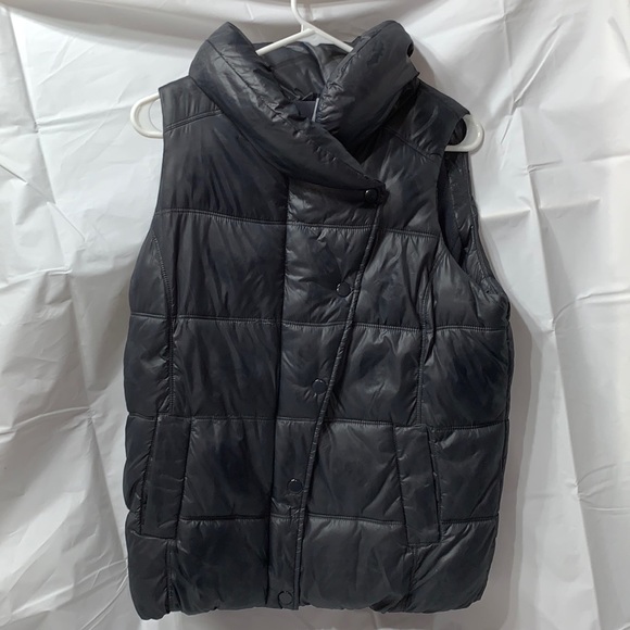 Old Navy Jackets & Blazers - Old Navy Gray/Blue Puffer Vest Size Medium